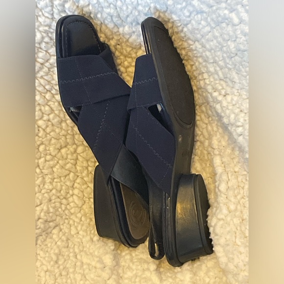 Women’s Nurture Navy Square Open Toe Sandals Size 9 - Picture 10 of 12